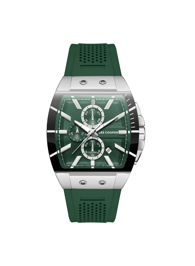 Buy LEE COOPER Men Multi Function Dark Green Dial Watch - LC08081.377