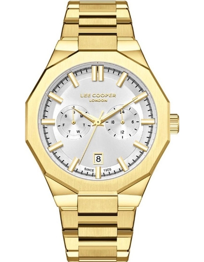 Buy Lee Cooper Men's Multi Function Silver Dial Watch - LC08018.130