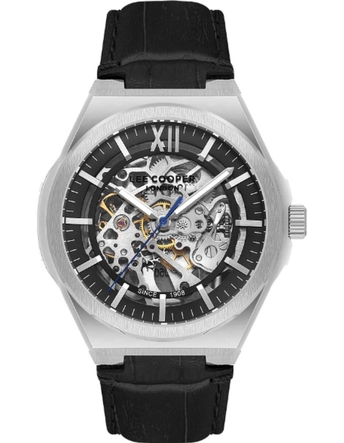 Buy Lee Cooper Men's Black Dial Automatic Watch - LC08050.354