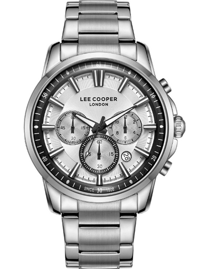 Buy Lee Cooper Men's Silver Dial Multi Function Watch - LC08068.330