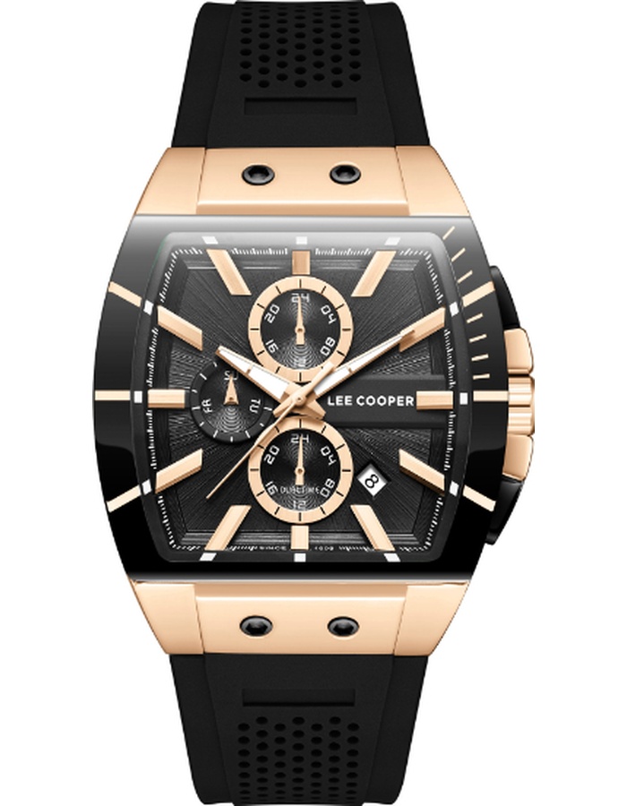 Buy LEE COOPER Men Multi Function Black Dial Watch - LC08081.451
